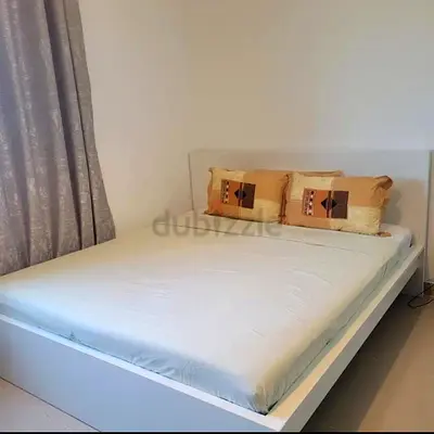 IKEA  Queen Size Bed + 2 Storage Drawers + Mattress