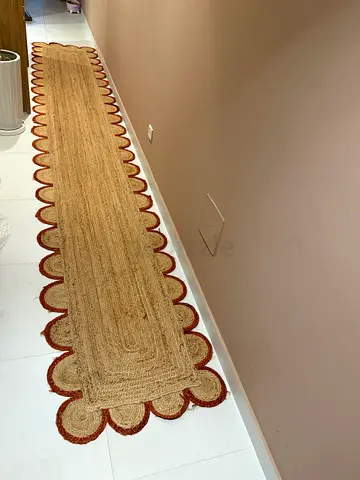 Long entrance rug - Handwoven - 78 x 480cm
