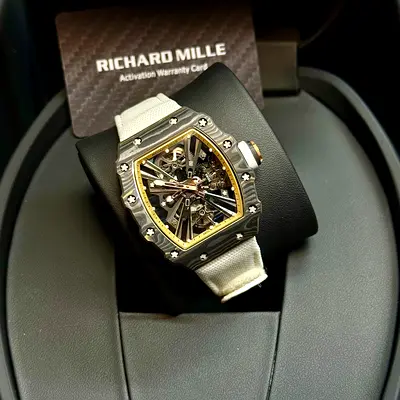 ✅AVAILABLE NEWRM 12-01 🤩 Tourbilon For man super master Swiss movement with original box🤩