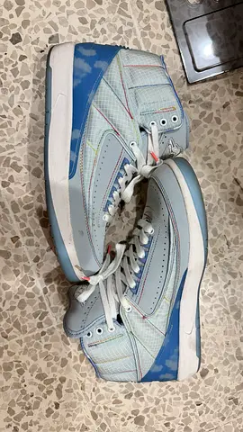 Light blue/white casual sneakers, size 10 eu 42 -good used condition