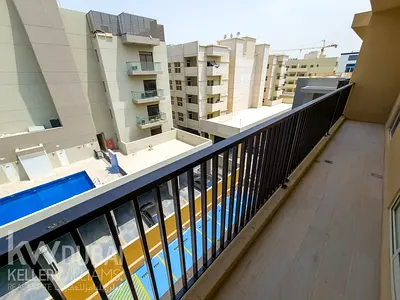 شقة بغرفة نوم واحدة | ألهامبرا ليوان 2 | إطلالة على المسبح