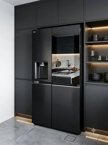 LG ThinQ InstaView Side-by-Side Fridge Freezer – Water Dispenser | Smart Technology | Premium Design