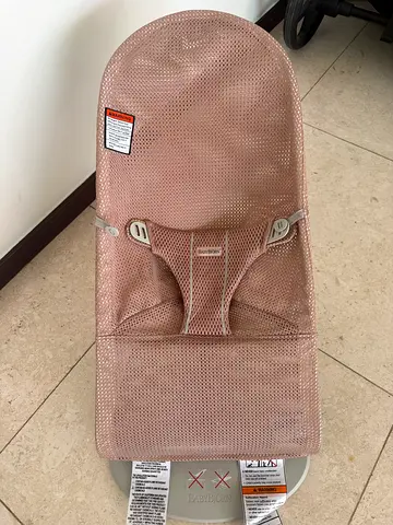 Babybjorn bouncer bliss mesh dusty pink
