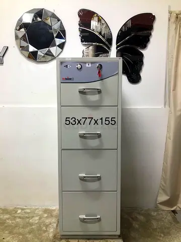 4-Drawer Fire Resisting Filing Cabinet