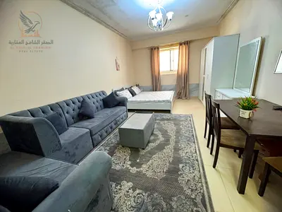 Furnished Studio for Rent in Al Yasmeen Towers, Ajman | Near Ajman City Centre | Utilities & Internet Included