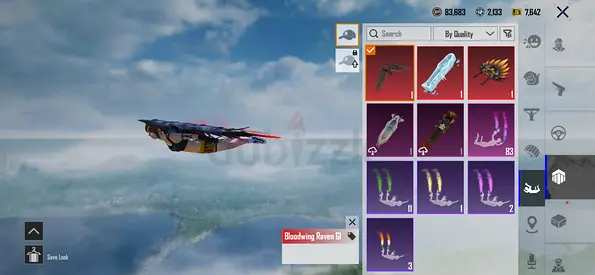 PUBG Mobile - Account with Rare Wings & Cosmetic Items