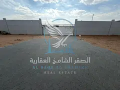 **Interlocking paving plot for rent in Al Sajaa Industrial Area | 20,000 sq ft | Main Street | 25KW 