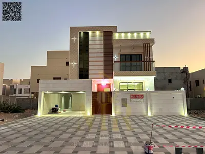 بالعامرة _ عجمان | 5 غرف | عرض يشمل رسوم المياه + الكهرباء + موقع مميز علي الشارع الرئيسي