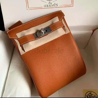Hermes HAC a dos leather bag