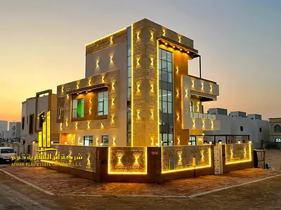 🔥 Luxurious corner villa with private pool for sale in Al Helio 2 – Ajman | A unique investment and residential opportunity not to be missed! 🏡✨