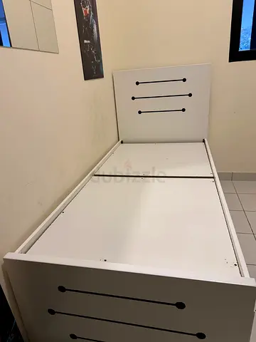 New bed for sale with storage bed