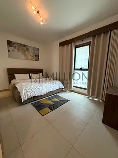 Furnished 1BR Apartment | Pool View | Balcony