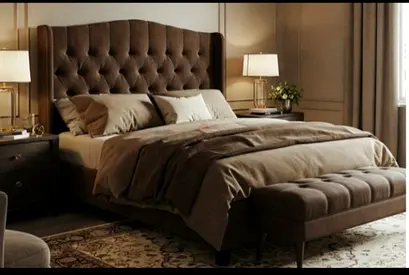 Brand new brown colour 160*200 queen bed
