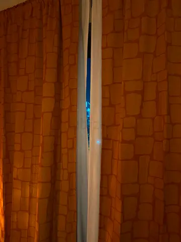 Blackout curtains 1 pair - 290 x 250cm / ikea / peach