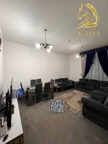 Two bedrooms and a living room for annual rent, furnished City Tower
