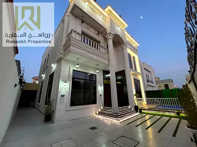 فيلا 5 غرف للإيجار – الياسمين | عجمان  فيلا واسعة ومميزة في منطقة الياسمين، مناسبة للعائلات وتوفر أجواء مريحة للسكن مع مسبح خاص