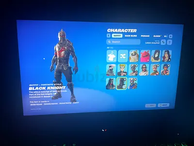 Fortnite account with black knight