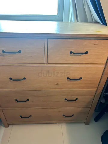 Pottery Barn - Wooden 4-Drawer Chest - Light Oak Finish