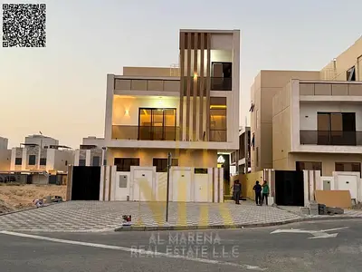 🏡 فرصة قوية في الزاهية – عجمان | 6 غرف ماستر | طابقين وروف | 1.950 مليون شامل الرسوم والمكيفات