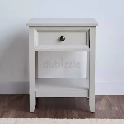 Set of 2 Clifford Nightstands - Grey, Modern Classic