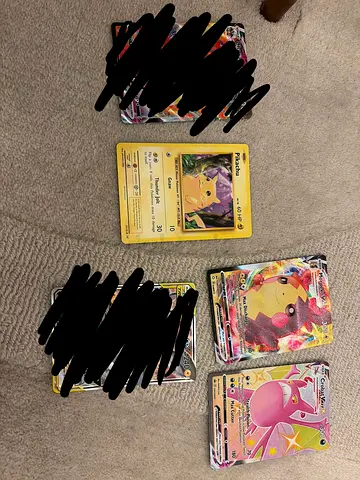 Very Rare Pokémon cards.