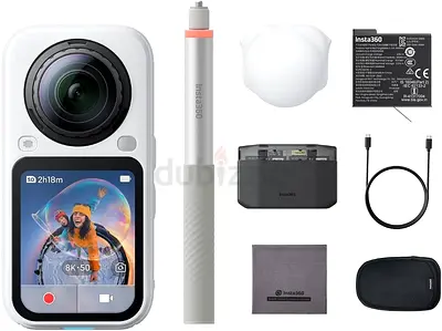 Insta360 X6 Essentials Bundle White- 8K 360 Camera