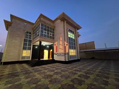Brand new luxury 7 bedroom villa 2 hall Majlis wardrobes maid room opposite Zahia full renovated 300k
