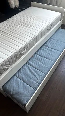 IKEA Single Bed With Pull Out Bed And Storage