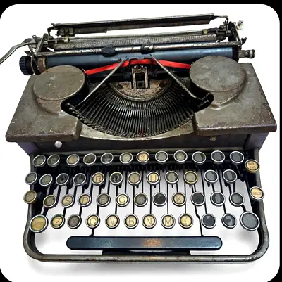 RARE REAL ANTIQUE ROYAL TYPE WRITER 100 YEAR OLD FROM LONDON FOR SALE
