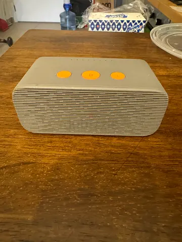 Portable Bluetooth Speaker - Compact, Grey, Good Working Condition