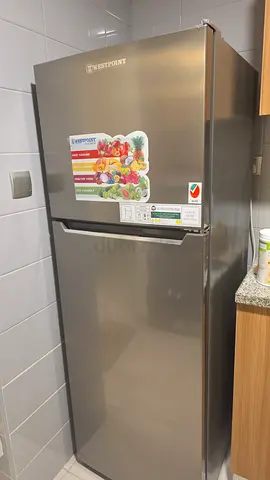 Whirlpool Stainless Steel Single Door Refrigerator - Good Condition
