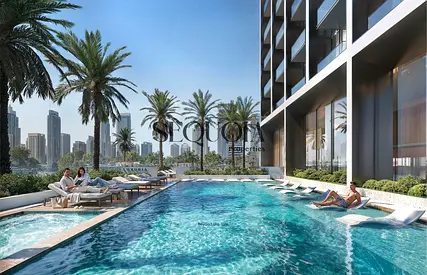 استوديو سكاي لاين | JVT Binghatti Luxuria | إمكانية استخدام المسبح