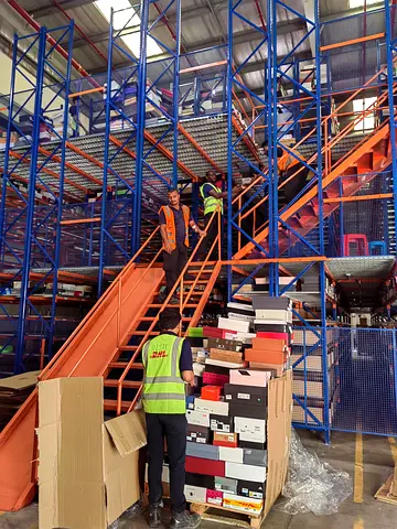 WAREHOUSE RACKING, SHELVING, PALLET RACKING AND MEZZANINE FLOOR