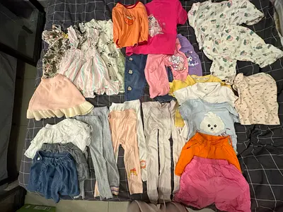 Mixed baby girl clothes bundle — 3 to 5 years , various tops, pants, dresses