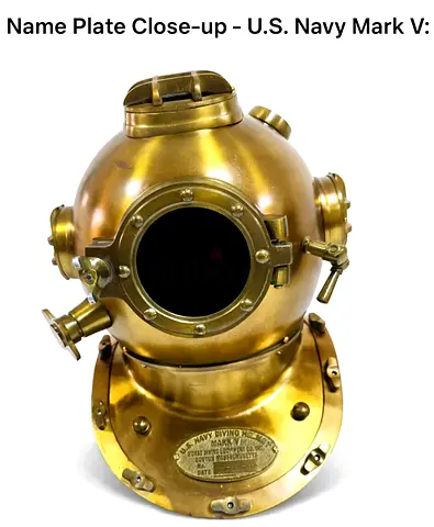Vintage Diving Helmet from USA- A Unique Collectible Piece