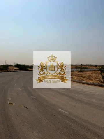 For Sale in Sharjah Arqoub Industrial Area Industrial land plot measuring 27,922 sq ft. Prime location on two streets.