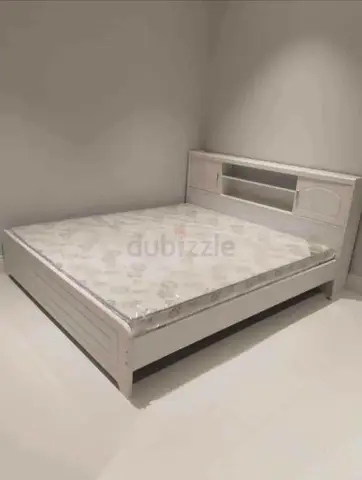 Brand new Queen size wooden Bed frame with Mattress Available