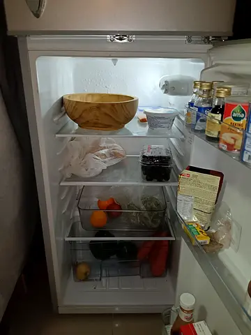 Compact single-door fridge in good working condition