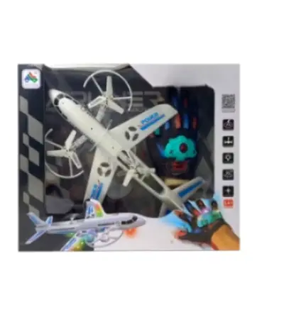 Remote Control Passenger Airplane Toy with Glove Launcher