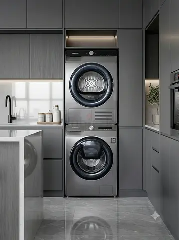 Samsung Latest Model Washer & Dryer Set – 9kg + 9kg | Wi-Fi Smart System | Premium Quality