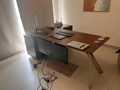 Office Table storage cabinet with lock and drawers