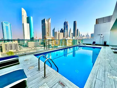Open-view 1BR Apartment | Balcony | Pool & Gym