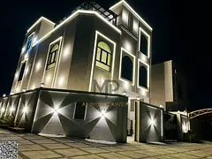 Corner villa for sale in Al Amrah, Ajman, ready to move in and includes registration, ownership, ele