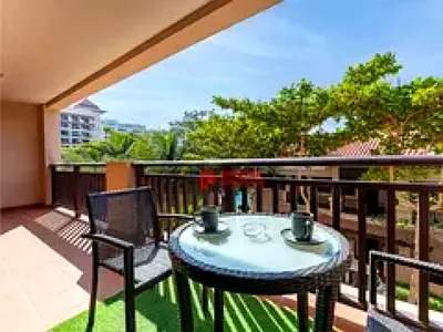 Stylish 1BR |Pool View |Balcony |Royal Amwaj South