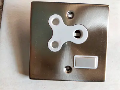 Stainless Steel Switch round pin socket.