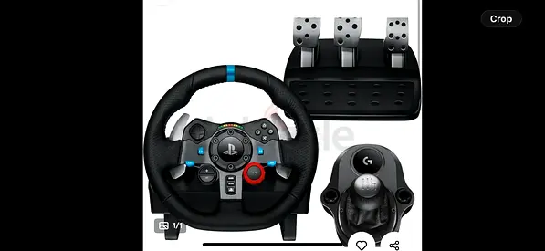 Logitech PlayStation Racing Wheel with Pedals and Shifter - Used