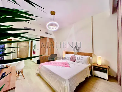 Furnished Studio | Azizi Riviera 5 | Balcony | Burj Khalifa View