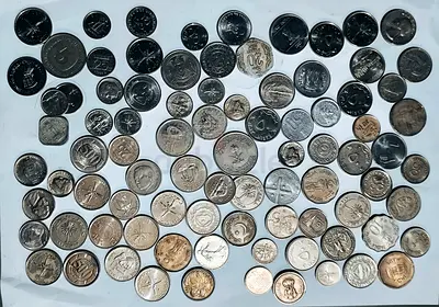 550+ Old Coins Lot - Euro + UAE India Germany USA UK