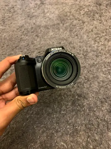 Nikon COOLPIX Compact Digital Camera with Hand Grip - Good Condition