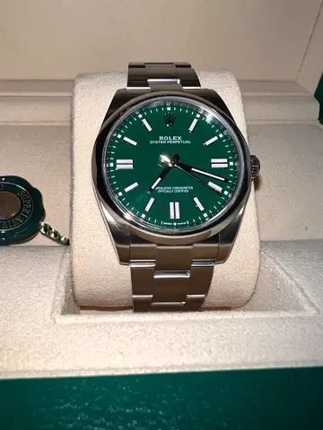 Rolex OP 41mm “Money Green”